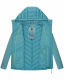 Navahoo Nimm mich mit Damen Fleece Hybrid Jacke Trekking Wanderjacke Misty-Blue-Gr.S
