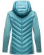 Navahoo Nimm mich mit Womens Fleece Hybrid Jacket Trekking Misty-Blue-Gr.L