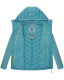 Navahoo Nimm mich mit Womens Fleece Hybrid Jacket Trekking Misty-Blue-Gr.L