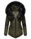 Navahoo Nirvana Damen Parka Winterjacke Olive Größe S - Gr. 36