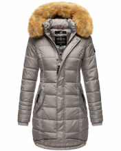 Navahoo Papaya Damen gesteppte Winterjacke Zink Grau...