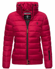 Marikoo Poison Damen Steppjacke Stehkragen Fuchsia Gr&ouml;&szlig;e S - Gr. 36