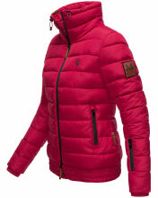 Marikoo Poison Damen Steppjacke Stehkragen Fuchsia Gr&ouml;&szlig;e S - Gr. 36