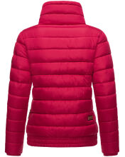 Marikoo Poison Damen Steppjacke Stehkragen Fuchsia Gr&ouml;&szlig;e L - Gr. 40