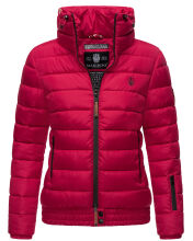 Marikoo Poison Damen Steppjacke Stehkragen Fuchsia Gr&ouml;&szlig;e XL - Gr. 42
