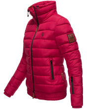 Marikoo Poison Damen Steppjacke Stehkragen Fuchsia Gr&ouml;&szlig;e XL - Gr. 42