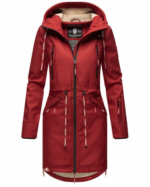 Marikoo Racquellee Damen Softshell Jacke Blood-Red-Gr.S