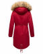 Navahoo Rosinchen Damen Winterjacke mit Kapuze Blood Red Gr&ouml;&szlig;e XS - Gr. 34