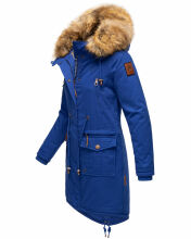 Navahoo Rosinchen Damen Winterjacke mit Kapuze Blue Jean Gr&ouml;&szlig;e S - Gr. 36