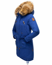 Navahoo Rosinchen Damen Winterjacke mit Kapuze Blue Jean Gr&ouml;&szlig;e S - Gr. 36