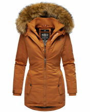 Marikoo Sanakoo Damen Winterjacke mit Teddyfell Cinnamon...