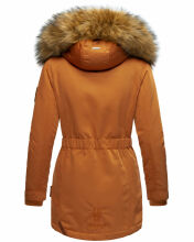 Marikoo Sanakoo Damen Winterjacke mit Teddyfell Cinnamon Größe S - Gr. 36