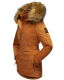 Marikoo Sanakoo Damen Winterjacke mit Teddyfell Cinnamon Größe S - Gr. 36