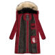 Marikoo Schneesternchen ladies long winter hooded quilted jacket  Größe S - Gr. 36