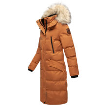 Marikoo Schneesternchen ladies long winter hooded quilted jacket  Größe XS - Gr. 34