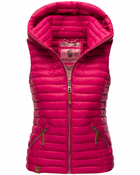 Navahoo Shadaa leichte Damen Stepp Weste Fuchsia Größe S - Gr. 36