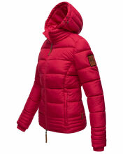 Marikoo Sole Damen Winter Steppjacke mit Kapuze Fuchsia Gr&ouml;&szlig;e XS - Gr. 34