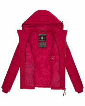 Marikoo Sole Damen Winter Steppjacke mit Kapuze Fuchsia Gr&ouml;&szlig;e XS - Gr. 34