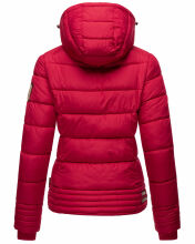 Marikoo Sole Damen Winter Steppjacke mit Kapuze Fuchsia Gr&ouml;&szlig;e S - Gr. 36