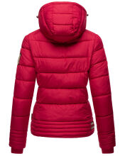 Marikoo Sole Damen Winter Steppjacke mit Kapuze Fuchsia Gr&ouml;&szlig;e L - Gr. 40