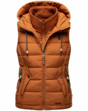 Marikoo Taisaa Damen Stepp Weste &Uuml;bergangsjacke Cinnamon Gr&ouml;&szlig;e XS - Gr. 34