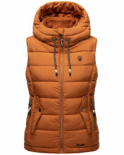 Marikoo Taisaa Damen Stepp Weste &Uuml;bergangsjacke Cinnamon Gr&ouml;&szlig;e XS - Gr. 34