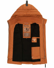 Marikoo Taisaa Damen Stepp Weste &Uuml;bergangsjacke Cinnamon Gr&ouml;&szlig;e XS - Gr. 34