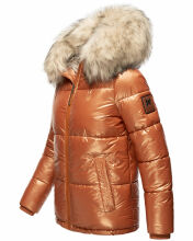 Navahoo Tikunaa ladies winter jacket quilted jacket with faux fur hood  Größe XS - Gr. 34