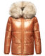 Navahoo Tikunaa ladies winter jacket quilted jacket with faux fur hood  Größe XS - Gr. 34