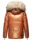 Navahoo Tikunaa ladies winter jacket quilted jacket with faux fur hood  Größe XS - Gr. 34