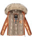 Navahoo Tikunaa ladies winter jacket quilted jacket with faux fur hood  Größe XS - Gr. 34