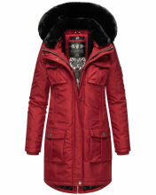 Navahoo Tiniis Damen Parka Winterjacke Blood Red Größe S - Gr. 36