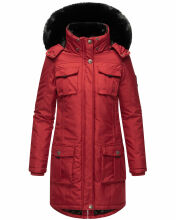 Navahoo Tiniis Damen Parka Winterjacke Blood Red Größe M - Gr. 38