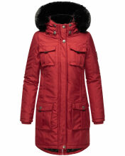 Navahoo Tiniis Damen Parka Winterjacke Blood Red Größe M - Gr. 38