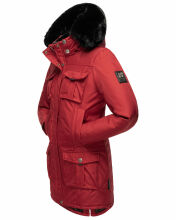 Navahoo Tiniis Damen Parka Winterjacke Blood Red Größe M - Gr. 38