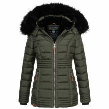 Navahoo Umay Princess Damen Winter Steppjacke Olive-Gr.L