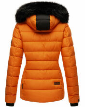 Marikoo Unique Damen gesteppte Winterjacke Burnt Orange Größe XS - Gr. 34
