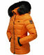 Marikoo Unique Damen gesteppte Winterjacke Burnt Orange Größe XS - Gr. 34