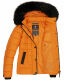 Marikoo Unique Damen gesteppte Winterjacke Burnt Orange Größe XS - Gr. 34