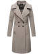Navahoo Wooly Damen Trenchcoat Winter Mantel Zink Grau Größe S - Gr. 36