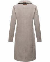 Navahoo Wooly Damen Trenchcoat Winter Mantel Zink Grau Größe M - Gr. 38