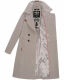 Navahoo Wooly Damen Trenchcoat Winter Mantel Zink Grau Größe L - Gr. 40