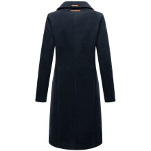 Navahoo Wooly Damen Trenchcoat Winter Mantel Navy Größe S - Gr. 36