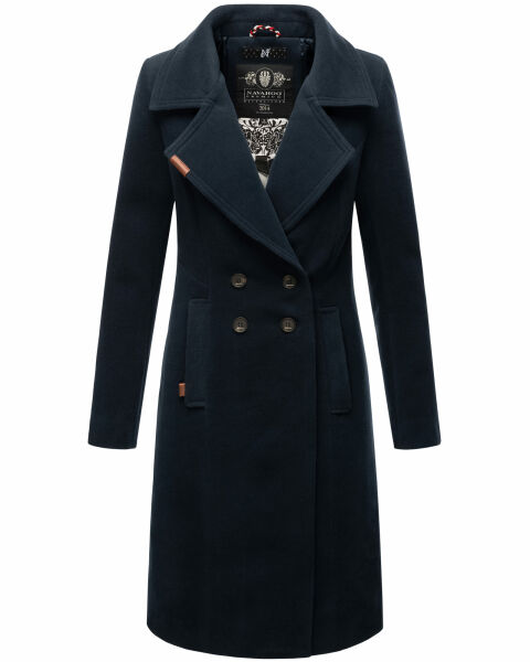 Navahoo Wooly Ladies Coat B661 Navy Größe L - Gr. 40