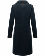 Navahoo Wooly Damen Trenchcoat Winter Mantel Navy Größe L - Gr. 40