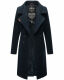 Navahoo Wooly Damen Trenchcoat Winter Mantel Navy Größe L - Gr. 40