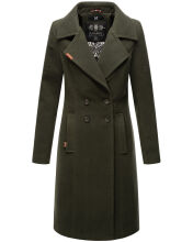 Navahoo Wooly Damen Trenchcoat Winter Mantel...