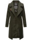 Navahoo Wooly Damen Trenchcoat Winter Mantel Dunkelgrün Größe XS - Gr. 34