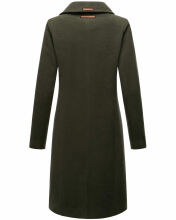 Navahoo Wooly Damen Trenchcoat Winter Mantel Dunkelgrün Größe M - Gr. 38