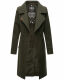 Navahoo Wooly Damen Trenchcoat Winter Mantel Dunkelgrün Größe M - Gr. 38